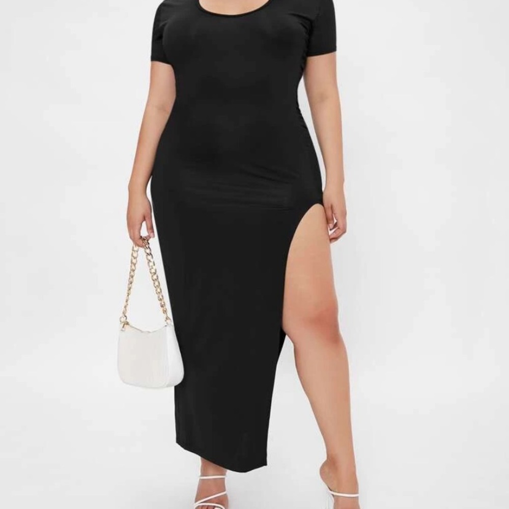 Maxi Dress with Side Slit